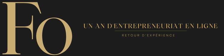 Un an d'entrepreneuriat en ligne : retour d'expérience